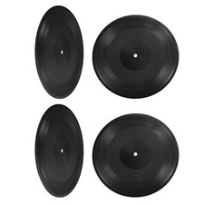 Blank Vinyl Records 12 Inch CD Fake Vinyl Records for Wall Decor 2 Pack