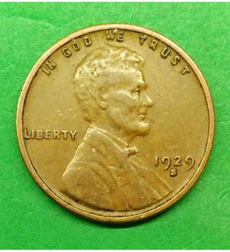 1929-S EF/XF Lincoln Wheat Penny Cent - Better Grade Very Nice #4