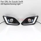 DRL For Suzuki Swift Dzire 2014 2015 2016 LED Daytime Running Light Car Fog Lamp