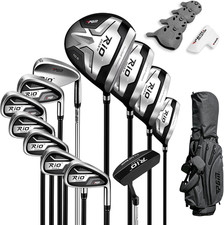 Set Completo Di Mazze Da Golf Da Uomo, 12 Pezzi, 3 Legno (#1,3,5), 1 Ibrido (#4H