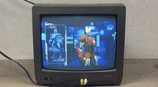 Toshiba 13A23 Analog CRT Retro Gaming TV - No Remote Gray 120V Tested Works!