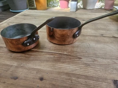 2 Casseroles Les Cuivres De Faucogney - Photo 1/4