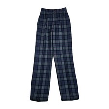 Vtg Pendleton Pant Women 4 22x28 Baird Tartan Plaid Tweed Wool USA Lined Trouser