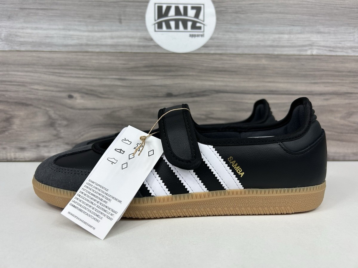 Adidas SAMBA JANE Black White Gum (JQ6445) Women's Casual Shoes