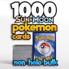 1000 Pokemon Sun & Moon Era Pokemon Cards -  Bulk Lot Pack