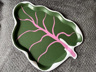 Marimekko x IKEA Rare Bastua Limited Edition Rhubarb Leaf Tray - Image 1 of 2