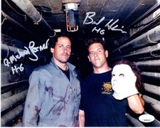 Brad Hardin & A. Michael Lerner signed 8x10 Photo The Shape Halloween 6 T...