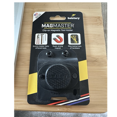 Holstery MagMaster V2 Magnetic Clip-on Tool Holder 1.75in Black Plastic