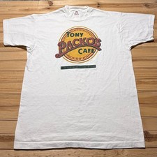 Vintage 90s Tony Packo's Cafe Toledo Ohio Restaurant Promo T-Shirt USA Made XL