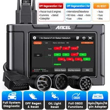 ANCEL HD3400 PRO Diesel OBD Heavy Duty Truck Scanner Diagnostic OIL DPF Regen