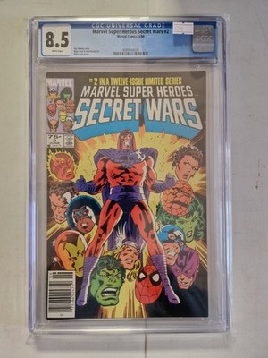 Marvel Super Heroes Secret Wars #2 June 1984 CGC Graded 8.5 White Pages