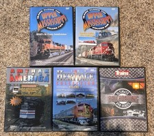 Lot of 5 Rare Railroad Train/ Locomotive DVD ...