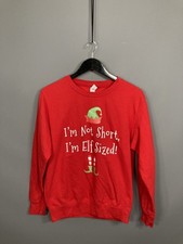 CHRISTMAS Jumper - Size Small - Red - Great Condition - Men s