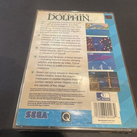 Ecco The Dolphin (Sega CD, 1993) Disc & Case no manual 