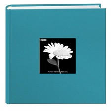 Pioneer Photo Albums Holds 200 Photos, 4" x 6" Pack of 1 , Turquoise Blue