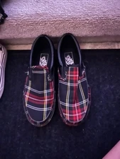 vans plaid shoes