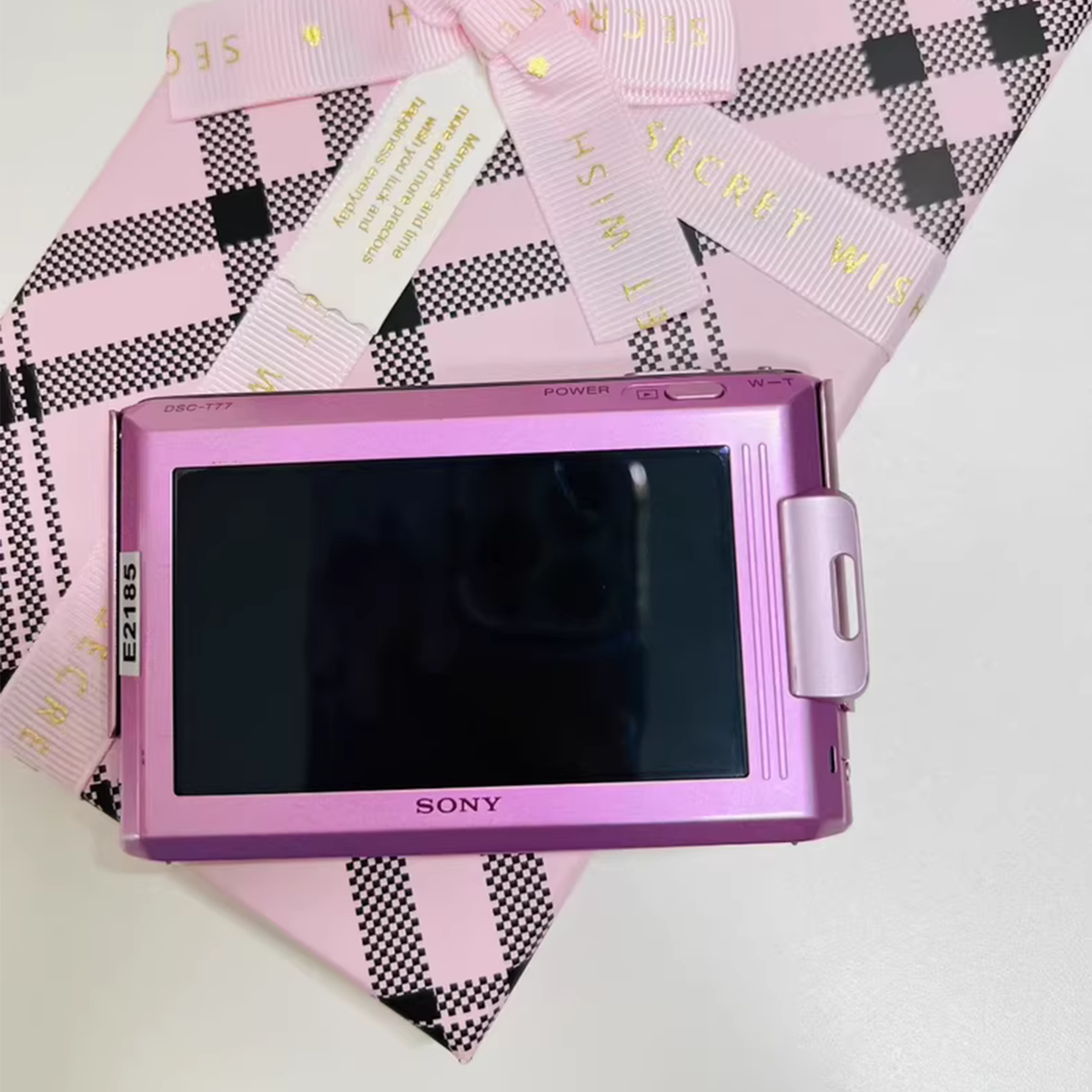 SONY DSC-T77 Pink Cyber Shot 4.0x Optical Zoom Digital Camera