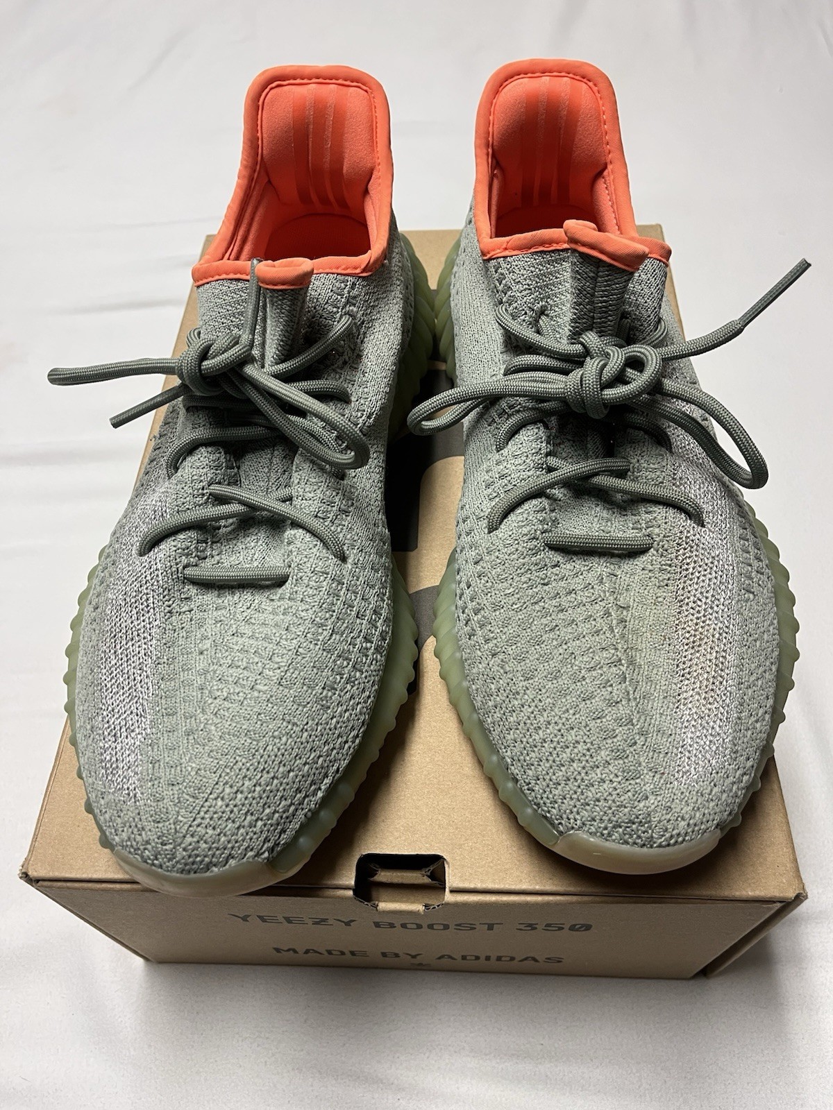 Adidas Yeezy Boost 350 V2 Desert Sage Men Size 10.5 Pre-owned With Box FX9035