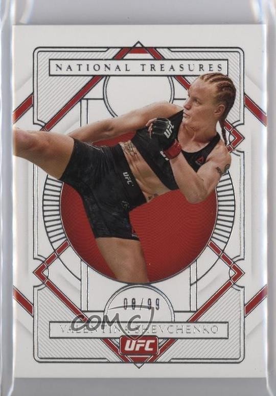 2021 Panini Chronicles UFC National Treasures 8/99 Valentina Shevchenko 1g2c
