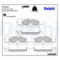 Bremsbelagsatz Scheibenbremse Vorderachse FüR Ford USA Explorer Flex