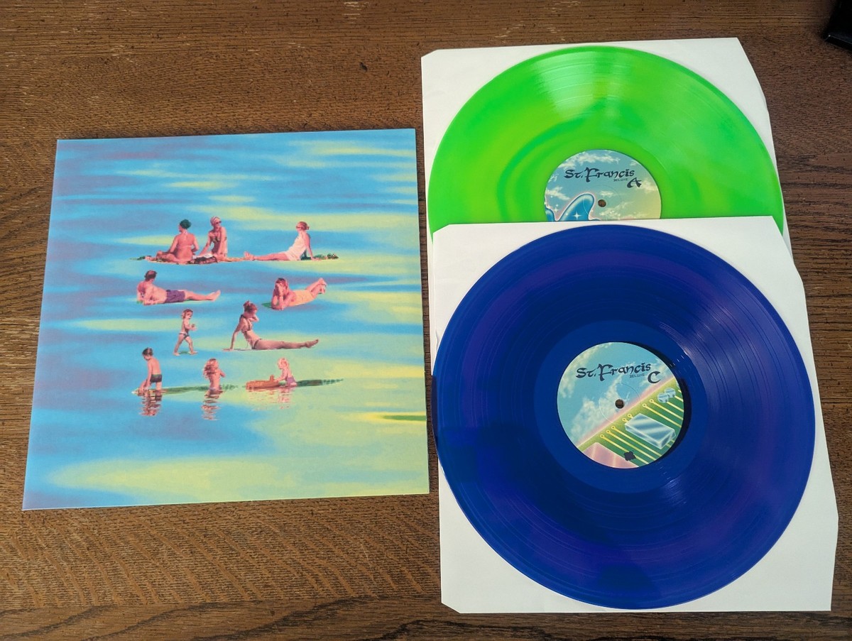 Satin Sheets – St. Francis アナログレコード Satin Sheets - St. Francis I & II LP Color Vinyl Record /500