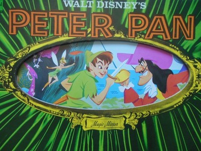 Walt Disney's Storybook & Song - PETER PAN, ''Magic Mirror''  Die-Cut  Near Mint