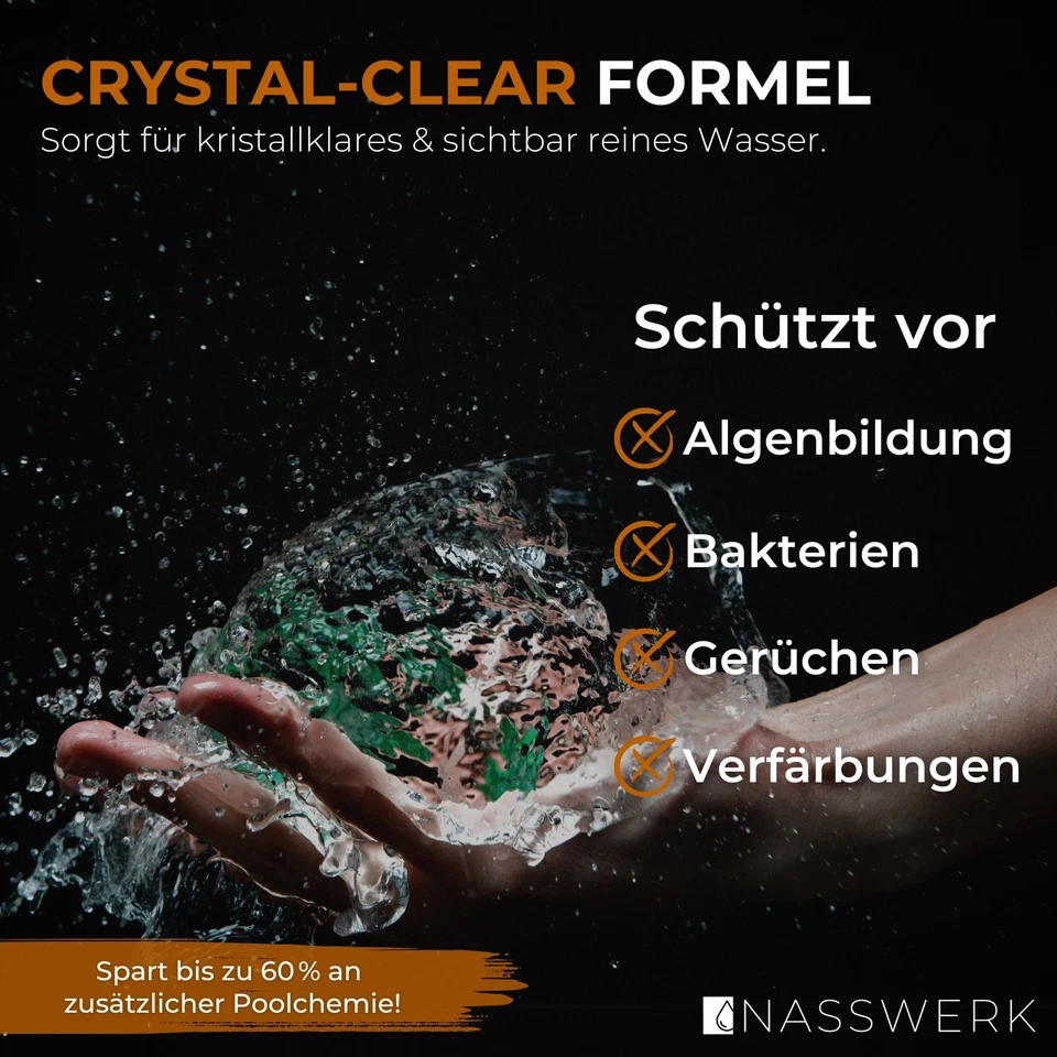 Chlor-Tabletten Pool 20g für Whirlpool Multitabs 5 in 1 Total perfect blue Tabs - Bild 3 von 4