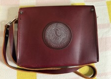 Occidental Leather Stronghold Bags Padded Tablet Tote Oxblood/Burgundy Vintage