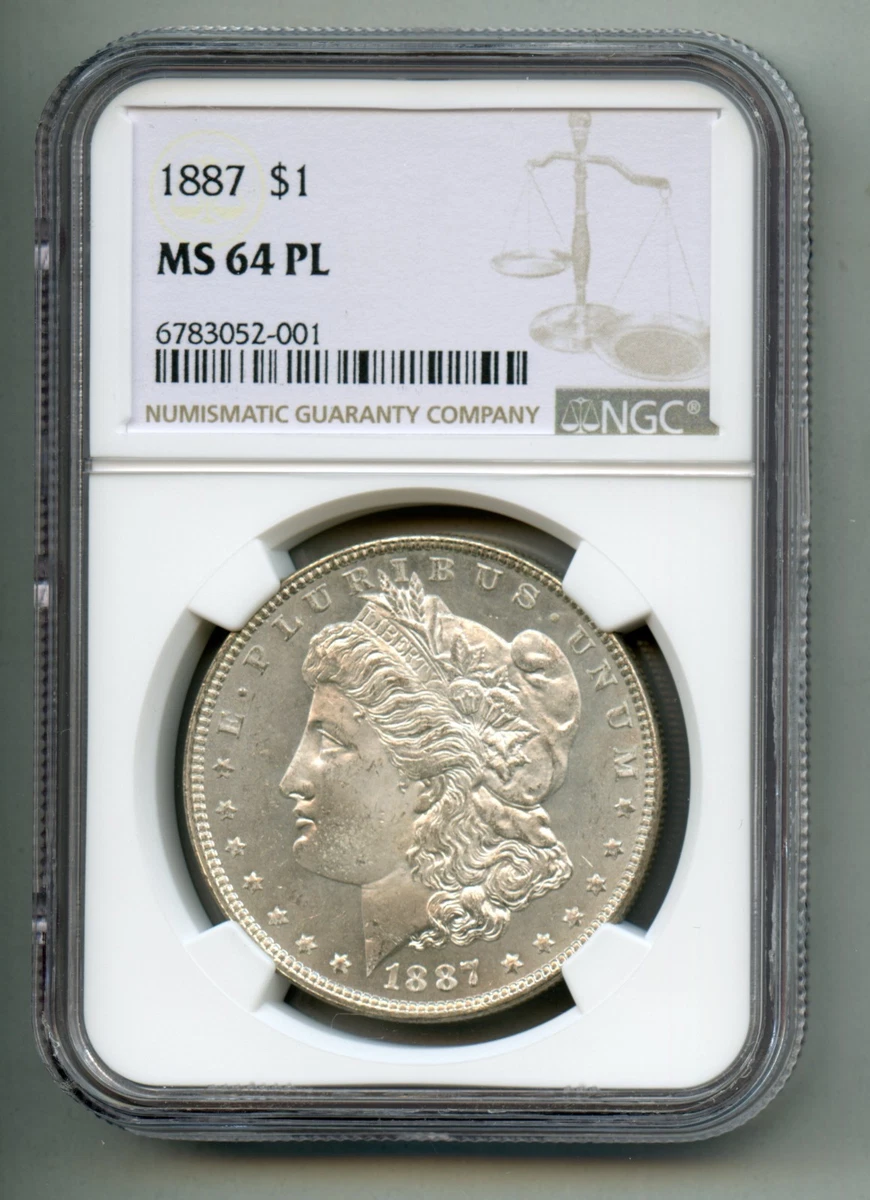 MS 64 Graded 1887 Year Morgan US Dollars (1878-1921) for sale | eBay