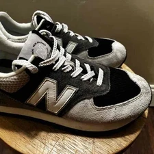 New Balance 574 Men's Black Grey White Sneakers