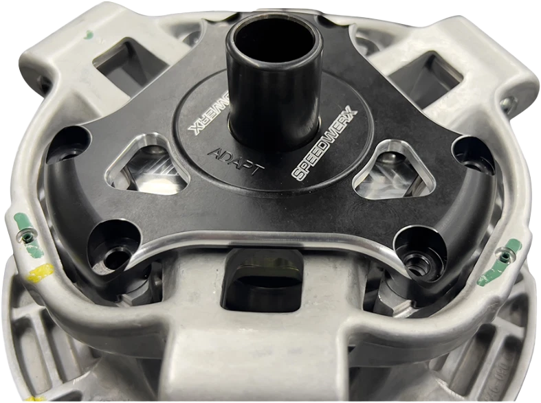 SPEEDWERX BCC-ADAPT Billet Primary Clutch Cover for Snowmobile Drive Systems - Image 2 of 3