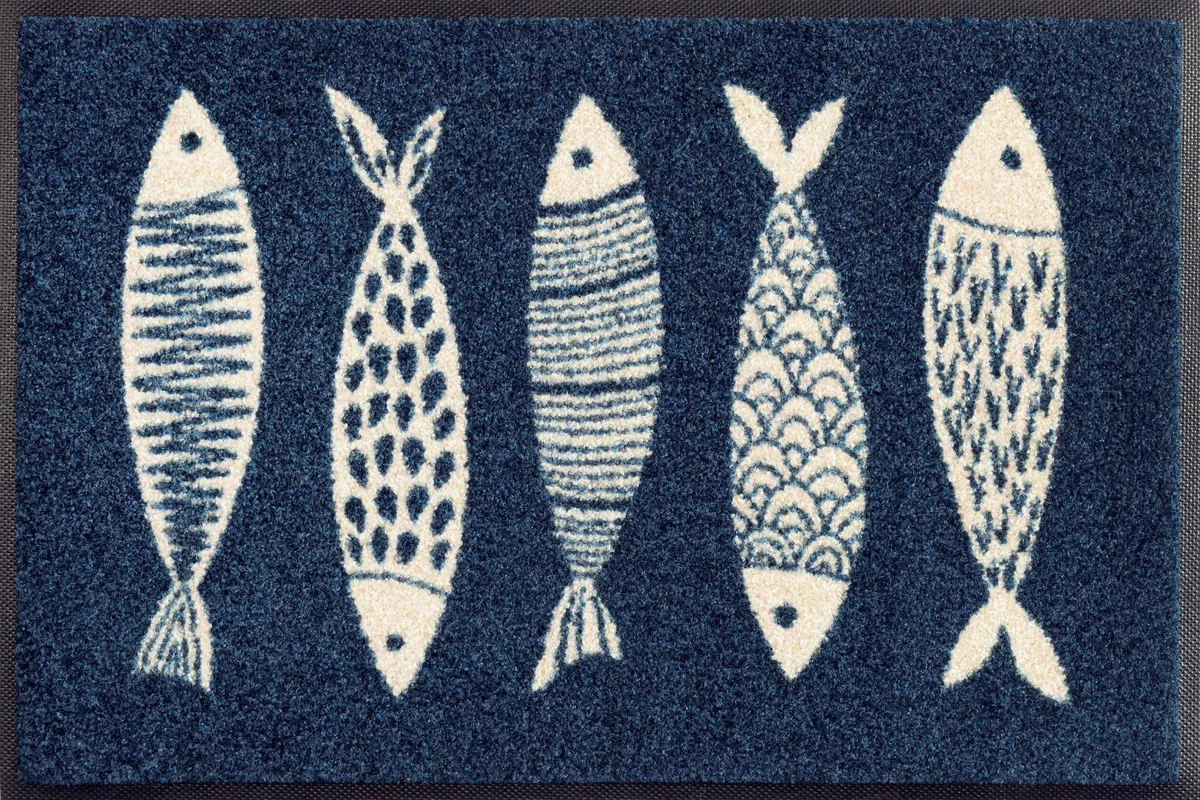 wash dry mat, oppervlak: 100% polyamide, kleurrijk, 60/85