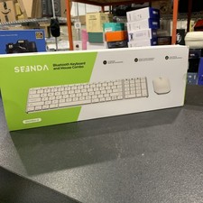 Seenda Wireless Bluetooth Keyboard Mouse Mac Multi-Device Rechargeable SKM64-2