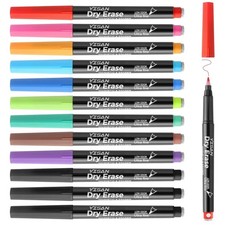 Whiteboard Marker Ultrafein 0,7mm 12 Farben t...