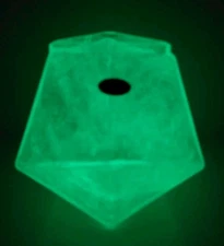 Blenko Limited Release Game Night D20 Ectoplasm/Glow in the Dark Bowl