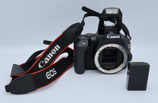 Canon EOS 250D 24.1MP DSLR Camera Body Only Black 4K Video Wi-Fi Battery Tested