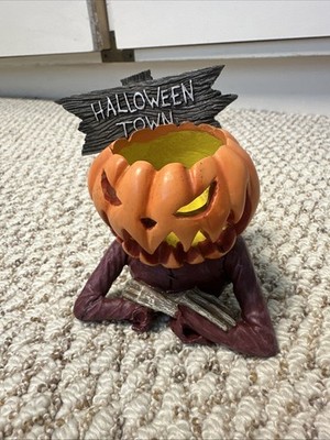 Rare NECA Nightmare Before Christmas Halloween Town Pumpkin King Votive Holder