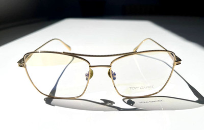 Tom Davies  Titan-Brillengestell TD 685 Col.1873 Gold 52-16-145