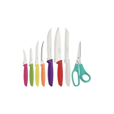 Küchenmesser Set, 8 teilig, Universalmesser, Schälmesser, Gemüsemesser, Scher...