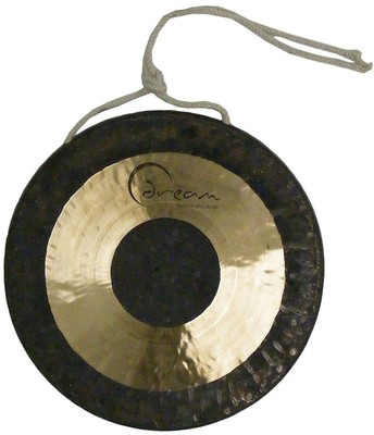 Dream 8 Zoll Chau Gong inkl. Holzhammer, Black Dot Gong CHAU08 von Hobgoblin Music