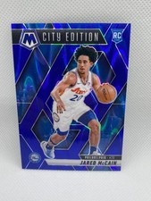 2024-25 Mosaic Jared McCain RC Blue Seismic Mosaic City Edition /149 76ers