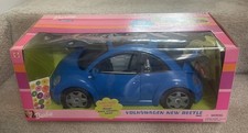 2000 Barbie By Mattel 17 Blue Volkswagen New Beetle Bug With Sunroof Nrfp New 2000 Barbie By Mattel 17 Blue Volkswagen New Beetle Bug With Sunroof Nrfp New