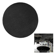 15'' Oil Drain Splash Pad, Round No Splatter Pad for 14.88 0.55 inch, Black