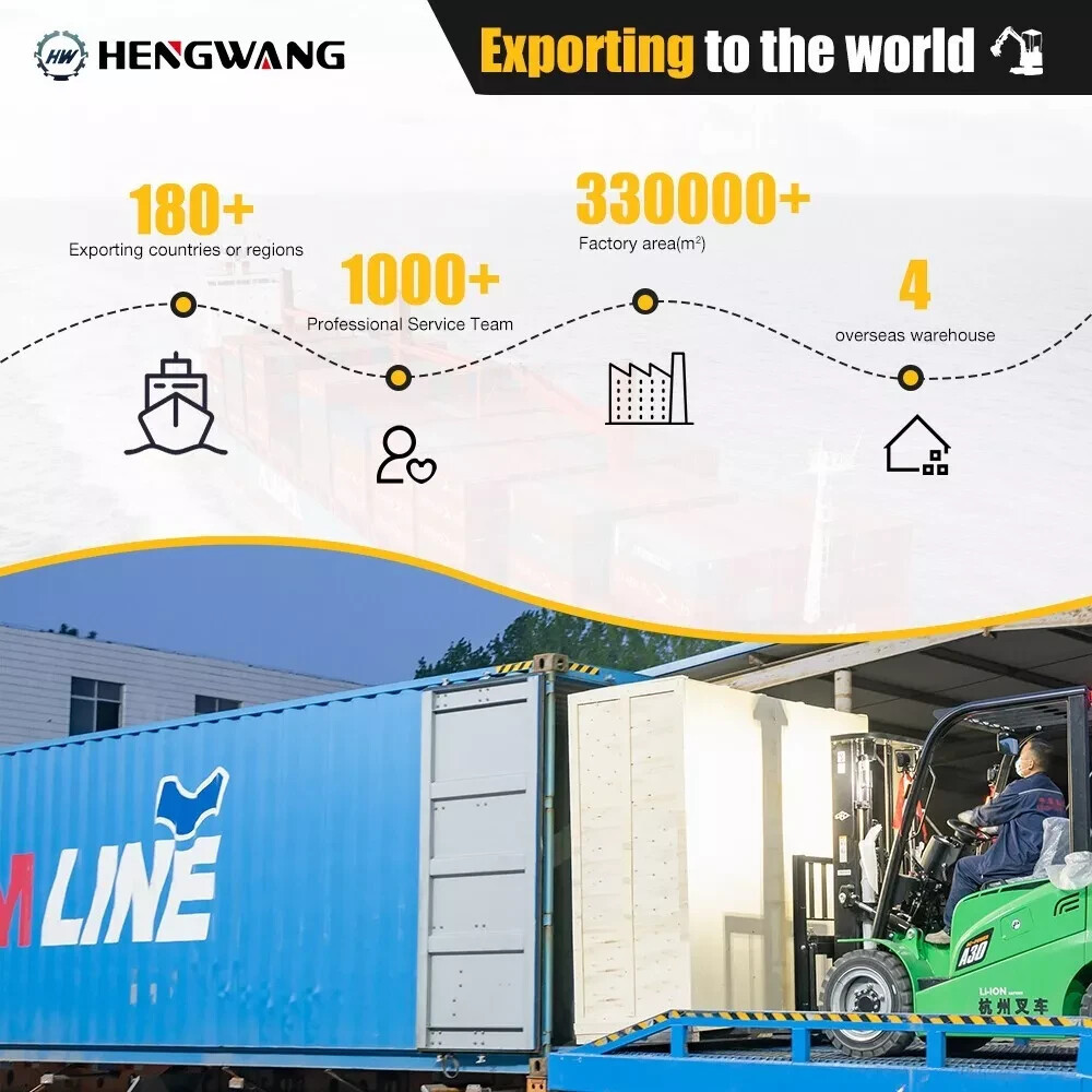 Mini Excavator With Chassis Extension And Boom Swing 15HP Free Shipping