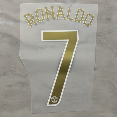 2006-07 RONALDO Manchester United Utd UCL Cup CR7 Home Nameset