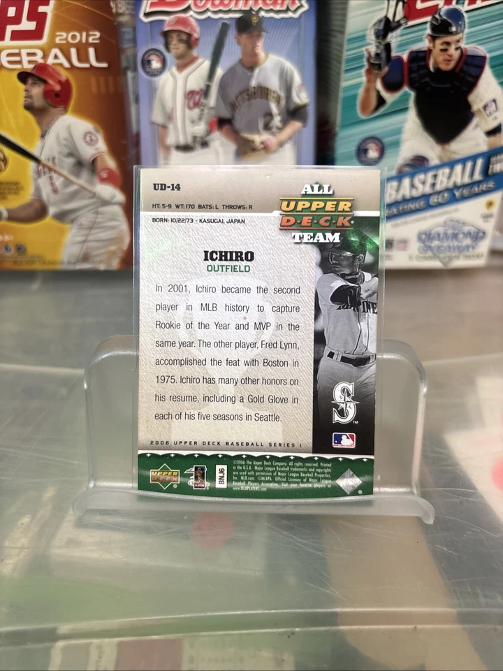 2006 Upper Deck - All Upper Deck Team Ichiro Suzuki #UD-14 - Image 2 of 2