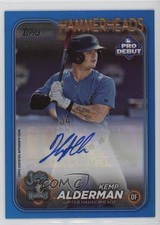 2024 Topps Pro Debut Blue Foil Auto 66/150 Kemp Alderman #PD-150 Auto 4z8