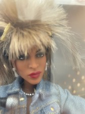 2022 Barbie Signature Tina Turner Barbie Doll HCB98 Never Removed From Box 
