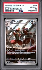 2025 POKEMON BLK EN-BLACK BOLT ILLUSTRATION RARE #143 BISHARP PSA 10 on eBay