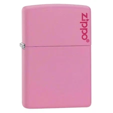 Zippo Windproof Lighter Classic Pink Matte with Zippo Logo (238ZL)